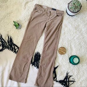 AG The Angel Bootcut Khaki Corduroy Pants